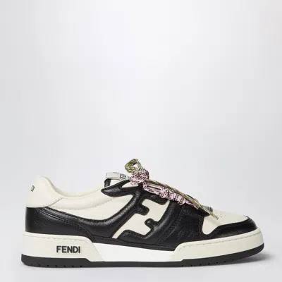 Fendi Match Sneakers Black And White In Multi