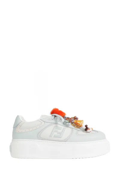 Fendi Match Sneakers In Blue