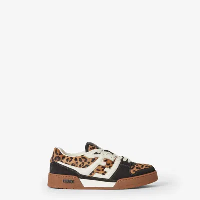 Fendi "match" Sneakers In Brown