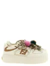 Fendi Match Platform Sole Sneakers Charms