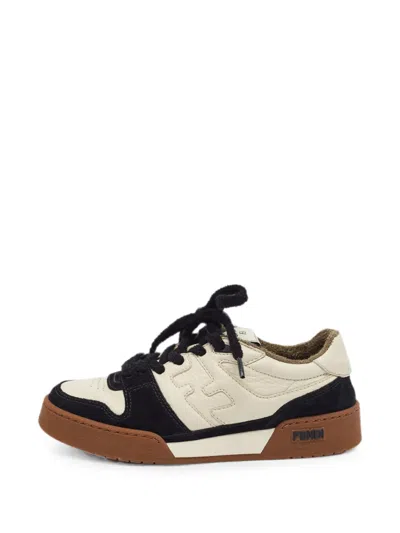 Pre-owned Fendi Match Sneakers In Neutral