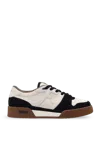 Fendi Match Leather And Suede Low Top Sneakers Shoes In White