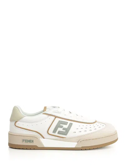 Fendi Match Sneakers In White