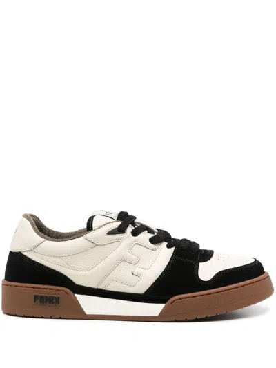 Fendi Match Sneakers In White
