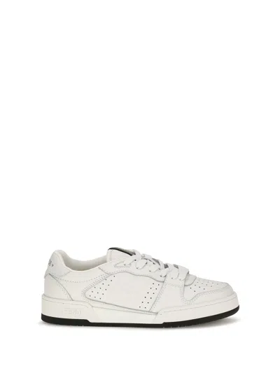 Fendi Match Sneakers In White
