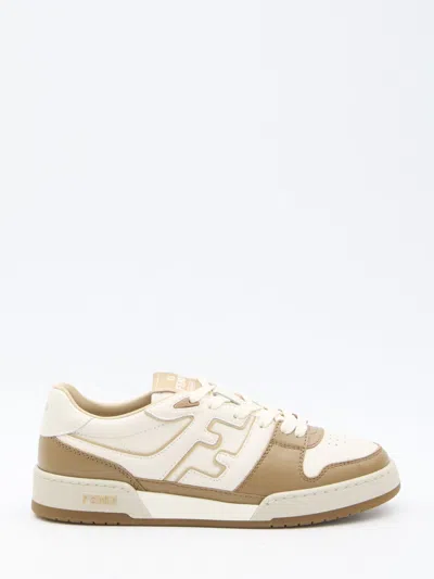 Fendi Match Sneakers In White