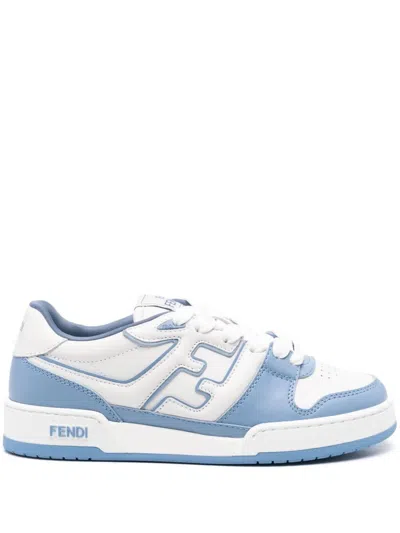 Fendi Match Sneakers In White