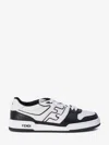 Fendi Men 'match' White And Black  Low-top Sneakers With Ff Detail In Leather Man In Multi