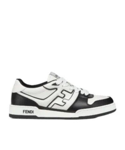 FENDI FENDI MATCH PANELLED LOW-TOP SNEAKERS