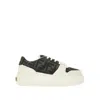 Fendi Women Multicolor Suede And Fabric Match Sneakers In Brown