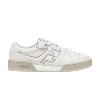Pre-owned Fendi Match 'white Light Grey'