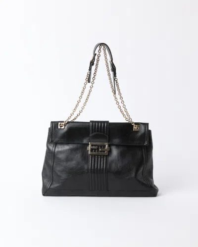 Fendi Maxi Baguette Flap Bag