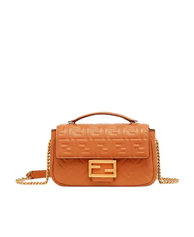Fendi Brown Nappa Leather Bag