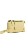 Fendi Medium By The Way Leather Stitched Detail Handbag In Yellow