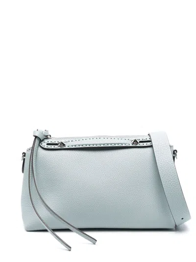 Fendi Medium By The Way Selleria Crossbody Bag In Blue