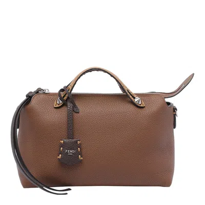 Fendi Medium By The Way Selleria Handbag In Brown