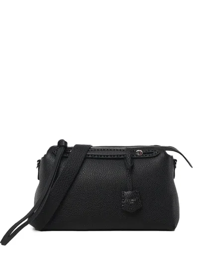 Fendi Medium By The Way Selleria Leather Tote Bag In Black