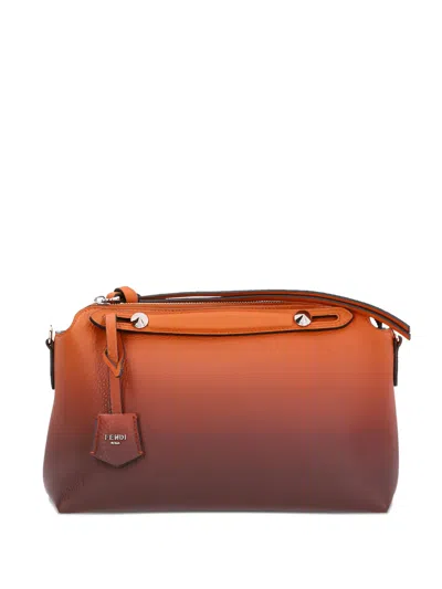 Fendi Medium By The Way Soft Leather Shoulder Bag In Brown