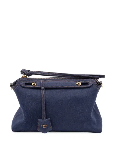 Fendi Medium By The Way Soft Reversible Bag In Blue