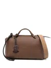 Fendi By The Way Soft Medium With Macro Top Stitching Bags In Brown