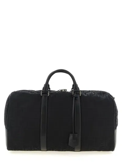 Fendi Men Medium Ff Duffel Bag In Black