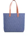 Fendi Medium Ff Jacquard Denim-effect Tote Bag