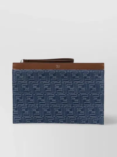 FENDI MEDIUM FLAT POUCH FF