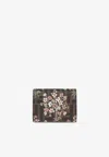 Fendi Medium Flower Bouquet Tri-fold Wallet