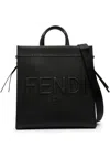 FENDI MEDIUM GO TO LEATHER TOTE BAG