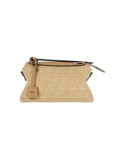 Fendi Medium Handbag "by The Way Soft" In Beige