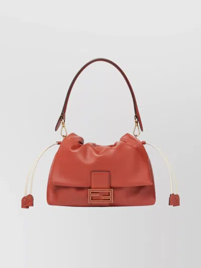 FENDI MEDIUM NAPPA LEATHER SHOULDER BAG