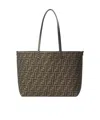 Fendi Roll Medium In Gray