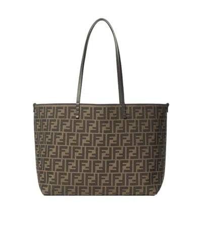 Fendi Roll Medium In Neutral