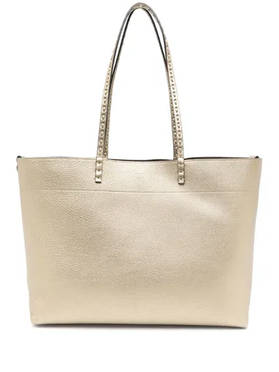 Fendi Medium Roll Tote Bag In Gold