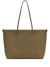 Fendi Borsa Shopper Roll Media Con Macro Impunture In Green