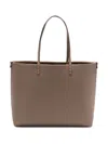 Fendi Taupe Medium Roll Tote Bag In Beige