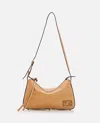 Fendi Simply Mini Leather Bag In Beige