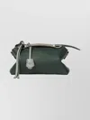 Fendi Borsa By The Way Soft Medium With Macro Top Stitching In Green