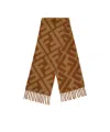 Fendi Medium Thickness Alpaca Wool Scarf In Multi