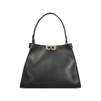 Fendi Medium Way Tote Bag In Black