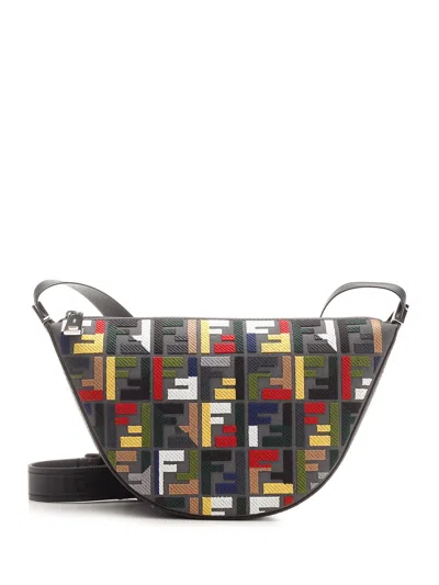 Fendi Melon Crossbody Bags Multicolor