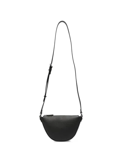 Fendi Melon Half-moon Pouch In Black