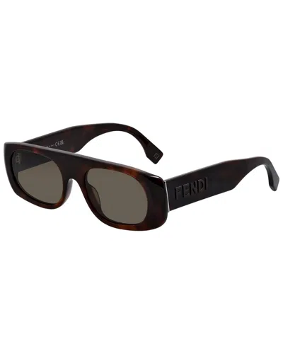 Fendi Men's 54mm Sunglasses In Brown