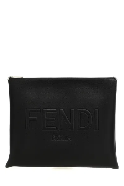 Fendi Women 'after  Roma' Shoulder Bag In Black