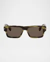 Fendi Selleria 54mm Rectangular Sunglasses In Brown