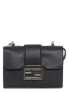 Fendi Baguette Double Leather Crossbody Bag