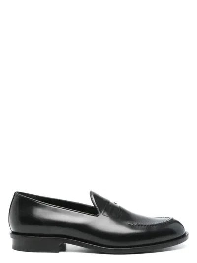 Fendi Men's Baguette Loafers In Nero