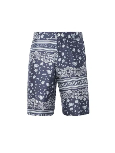Fendi Men Bermuda Bandana In Silk In Multi