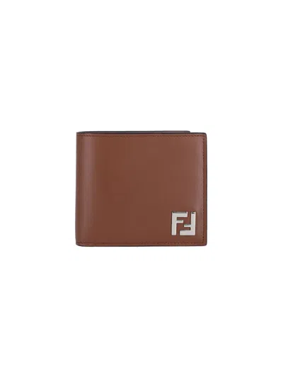 FENDI FENDI MEN BI-FOLD WALLET "SQUARED FF"