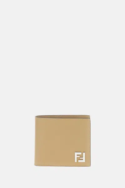 Fendi Men Billfold Wallet In Brown
